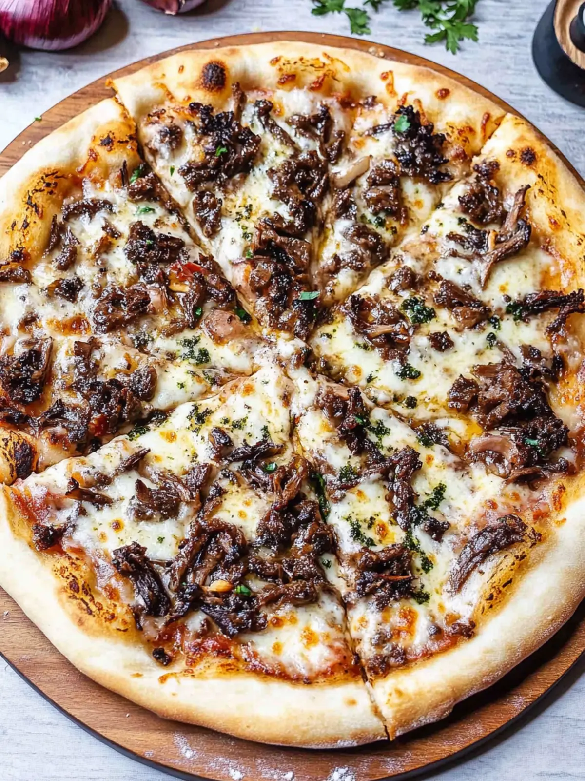 Truffle Oxtail Pizza