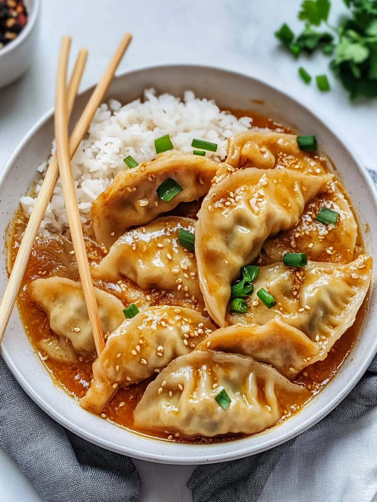 Dumpling Bake (Viral One Pan Dumplings)