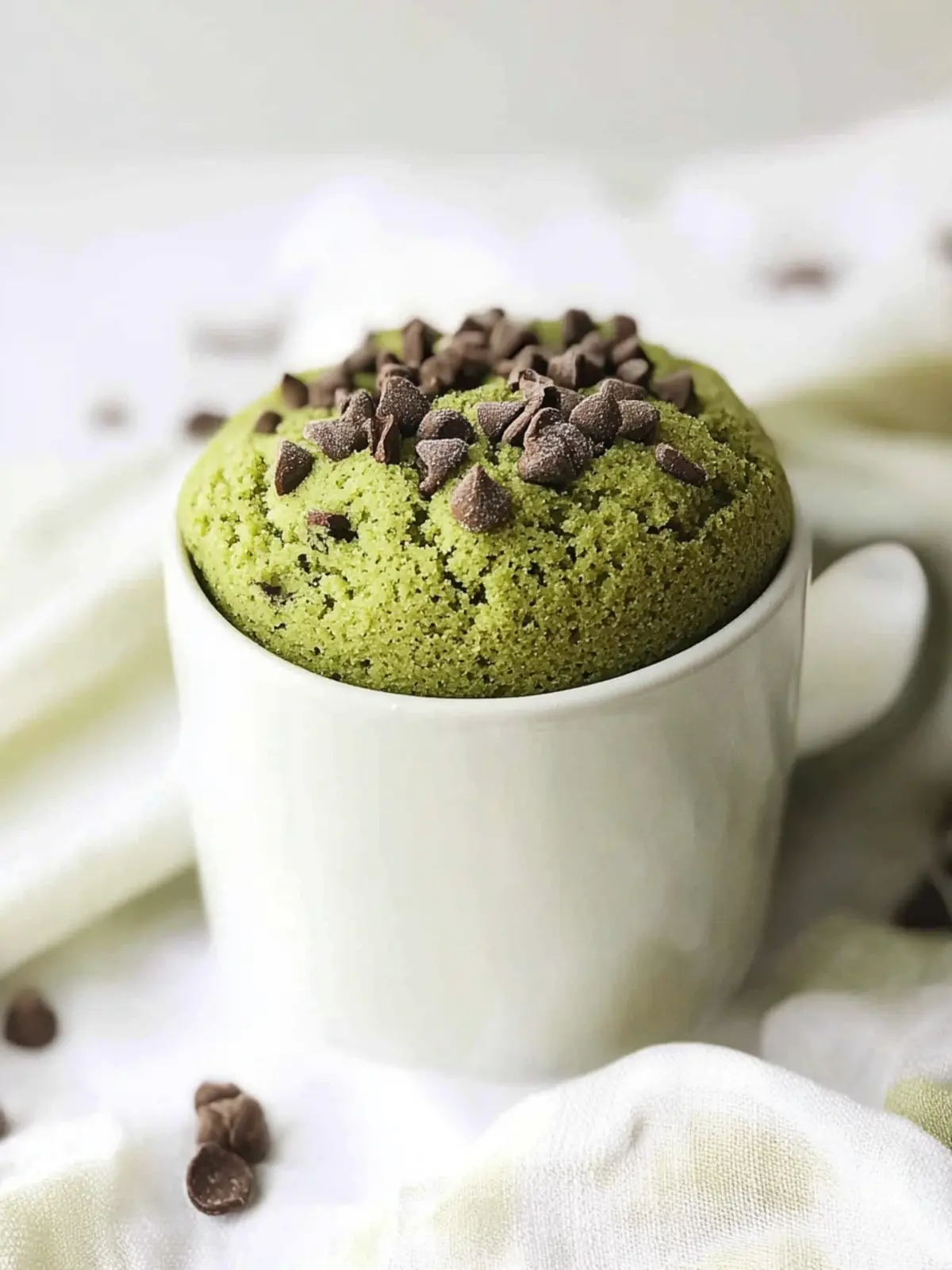 Keto Matcha Mug Cake