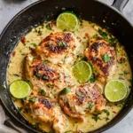 Coconut Lime Chicken Skillet: Whole30, Gluten Free, Dairy Free, Low Carb