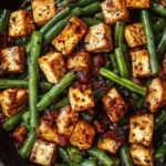 Black Pepper Tofu & Green Beans