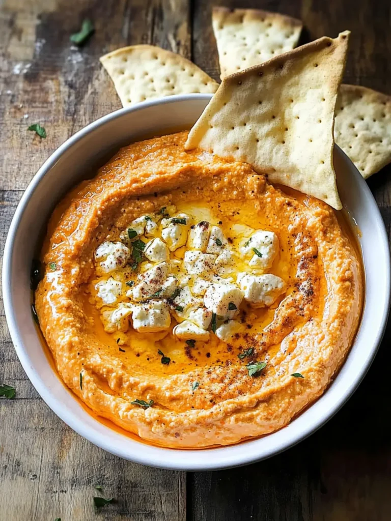 Roasted Pepper Feta Dip