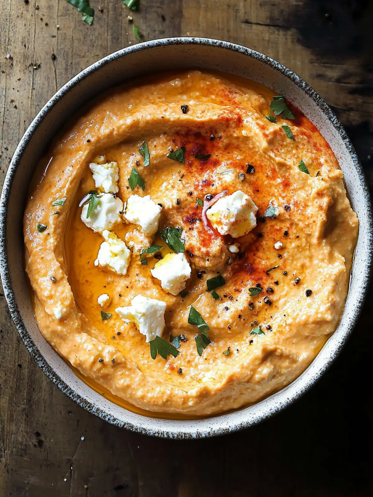 Roasted Pepper Feta Dip
