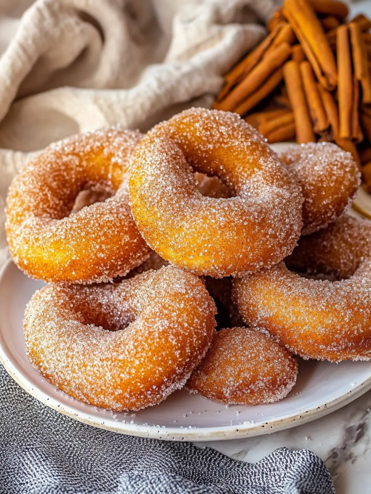 Cinnamon Sugar Twist Donuts
