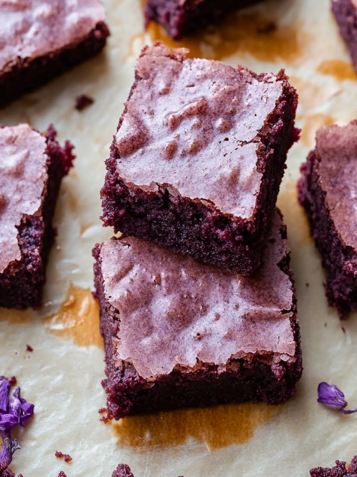 Ube Brownies