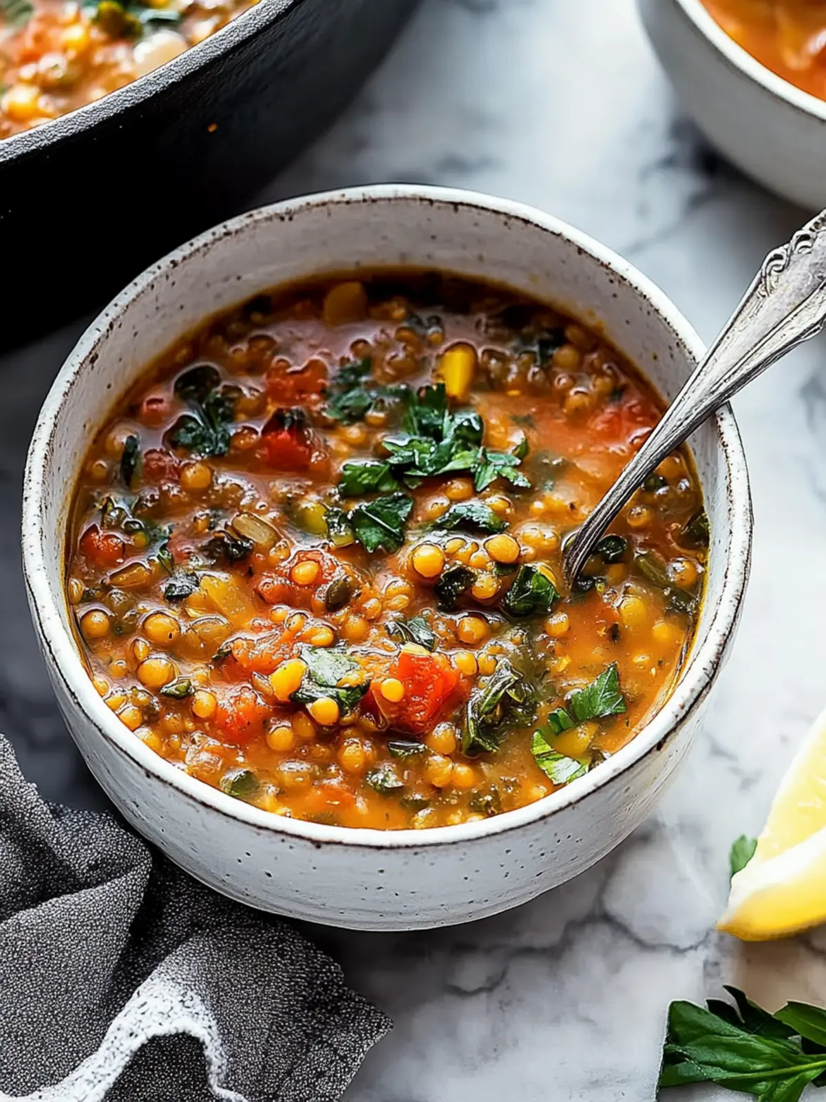 Mediterranean Lentil Soup