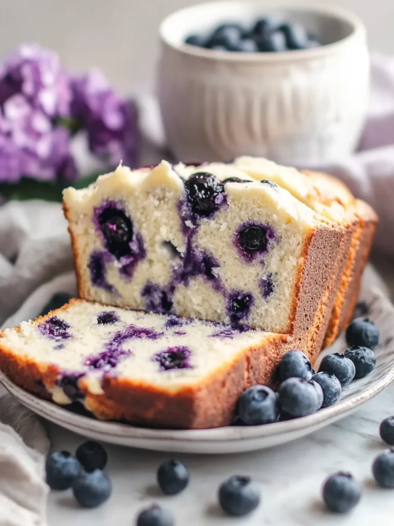 Delicious Blueberry Cream Cheese Bread Recipe
