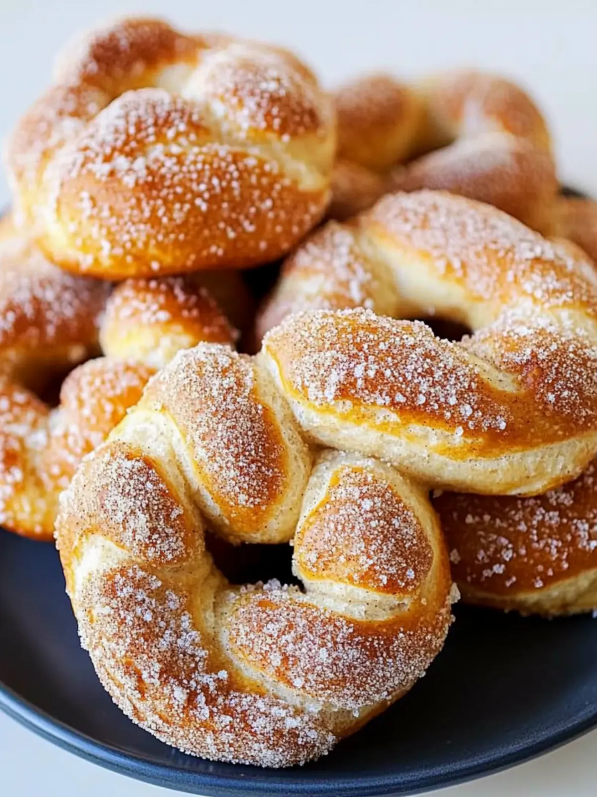 Cinnamon Sugar Soft Pretzels Recipe