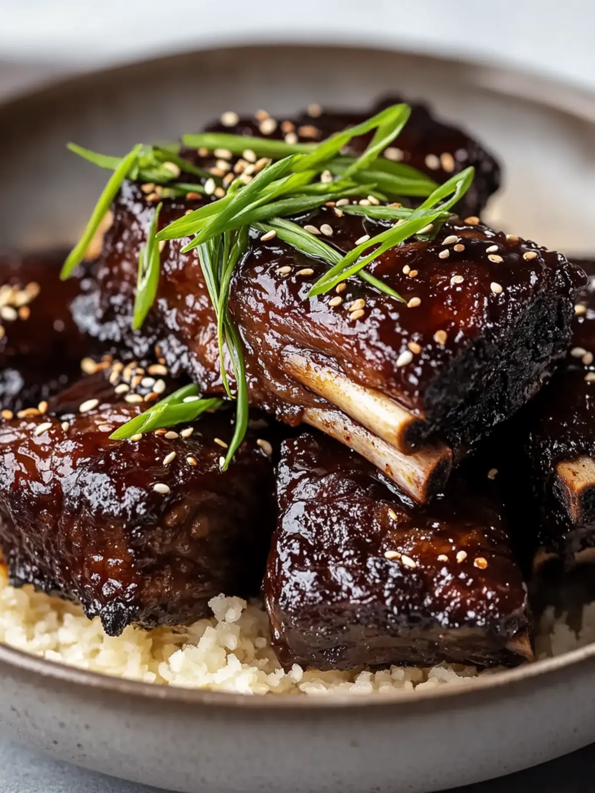 Sticky Caramelized Asian Beef Short Ribs