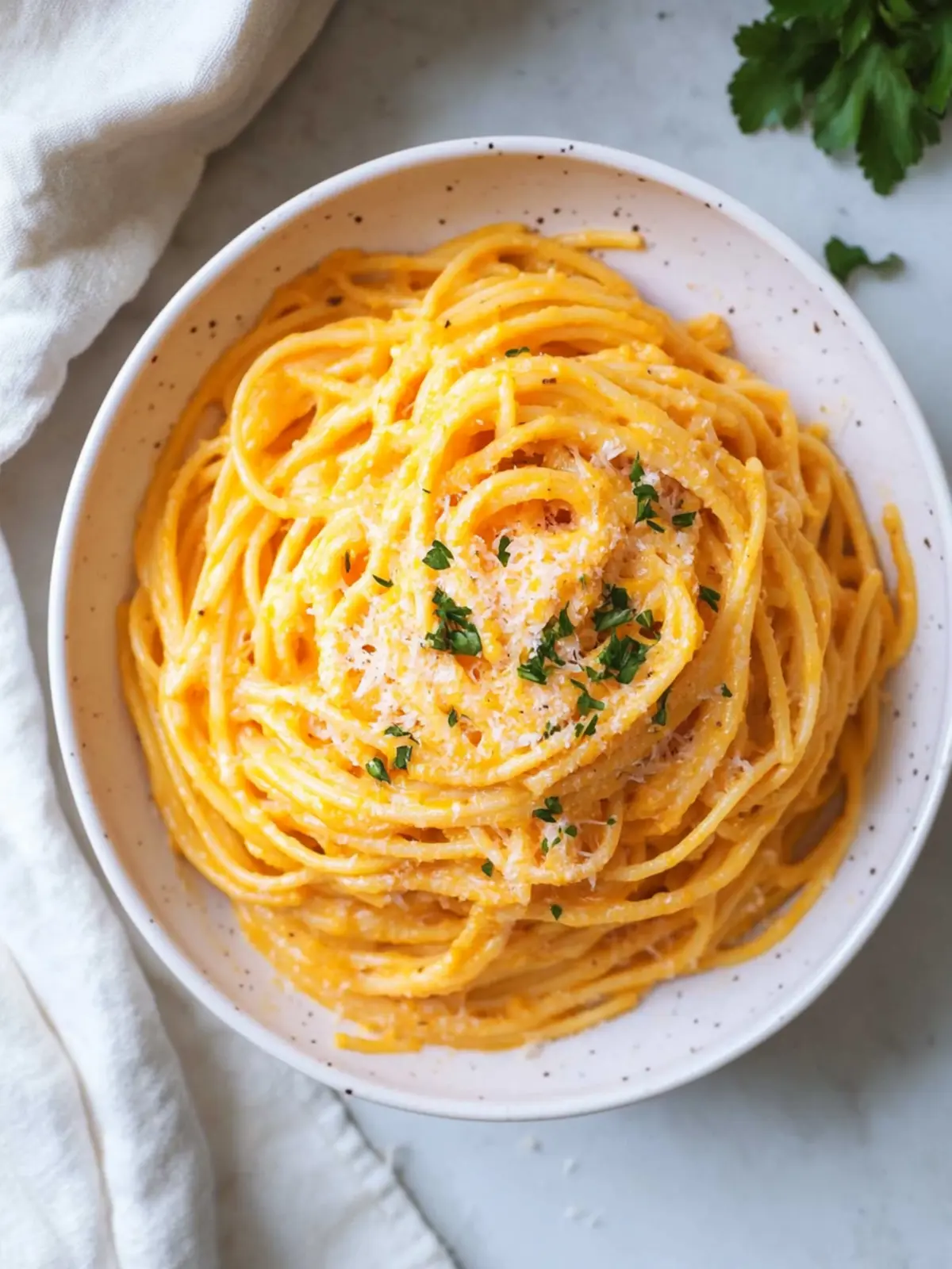 10-Minute Vegan Pumpkin Pasta