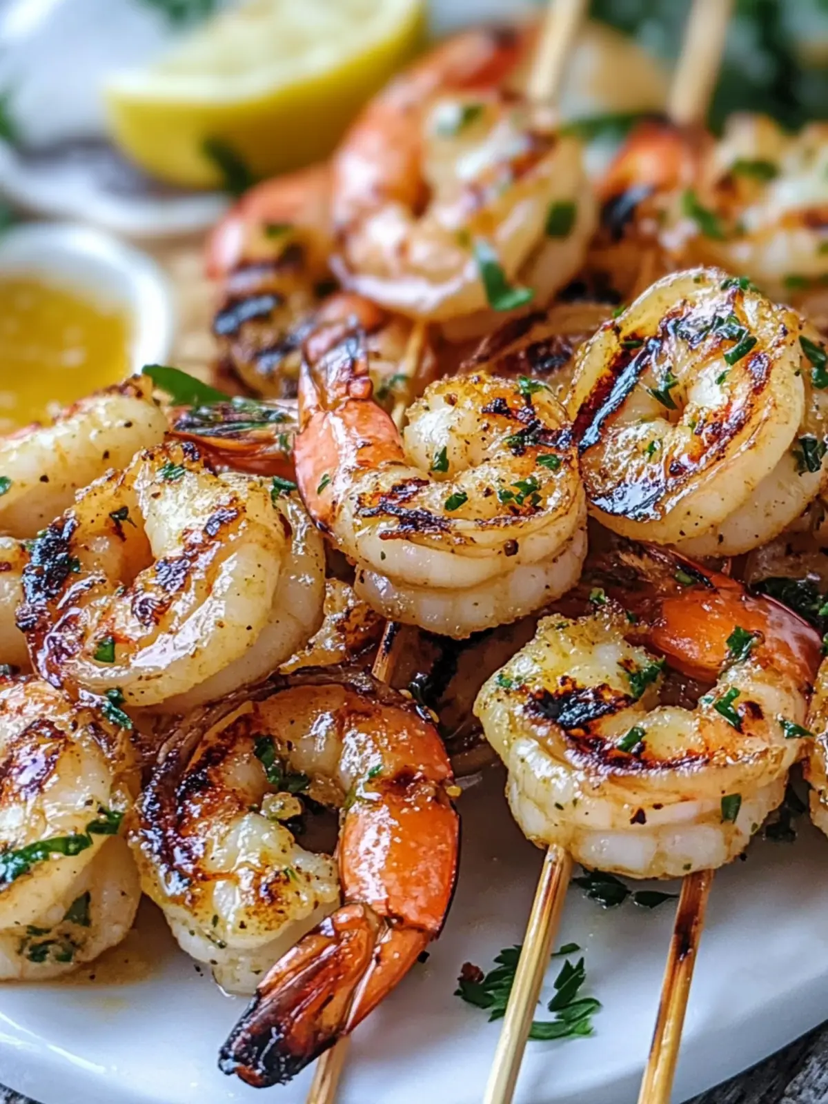 Savory Garlic Butter Grilled Shrimp Skewers Easy Recipe for Perfect BBQ