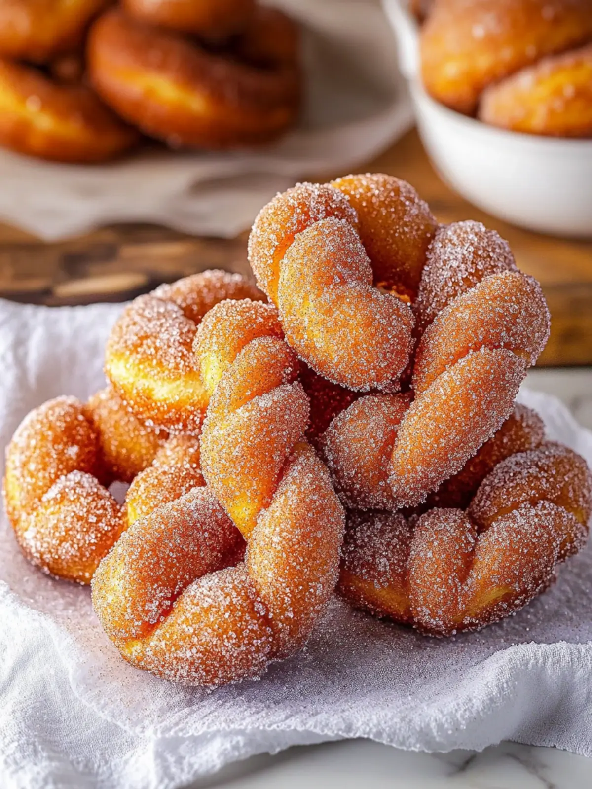 Cinnamon Sugar Twist Donuts