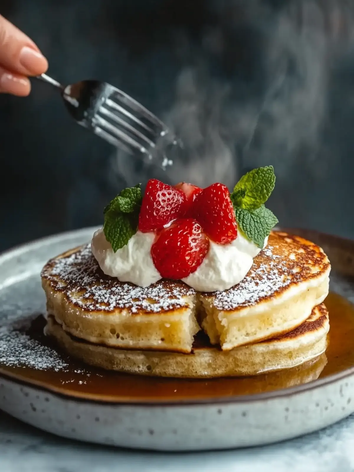 How to Make Fluffy Soufflé Pancakes