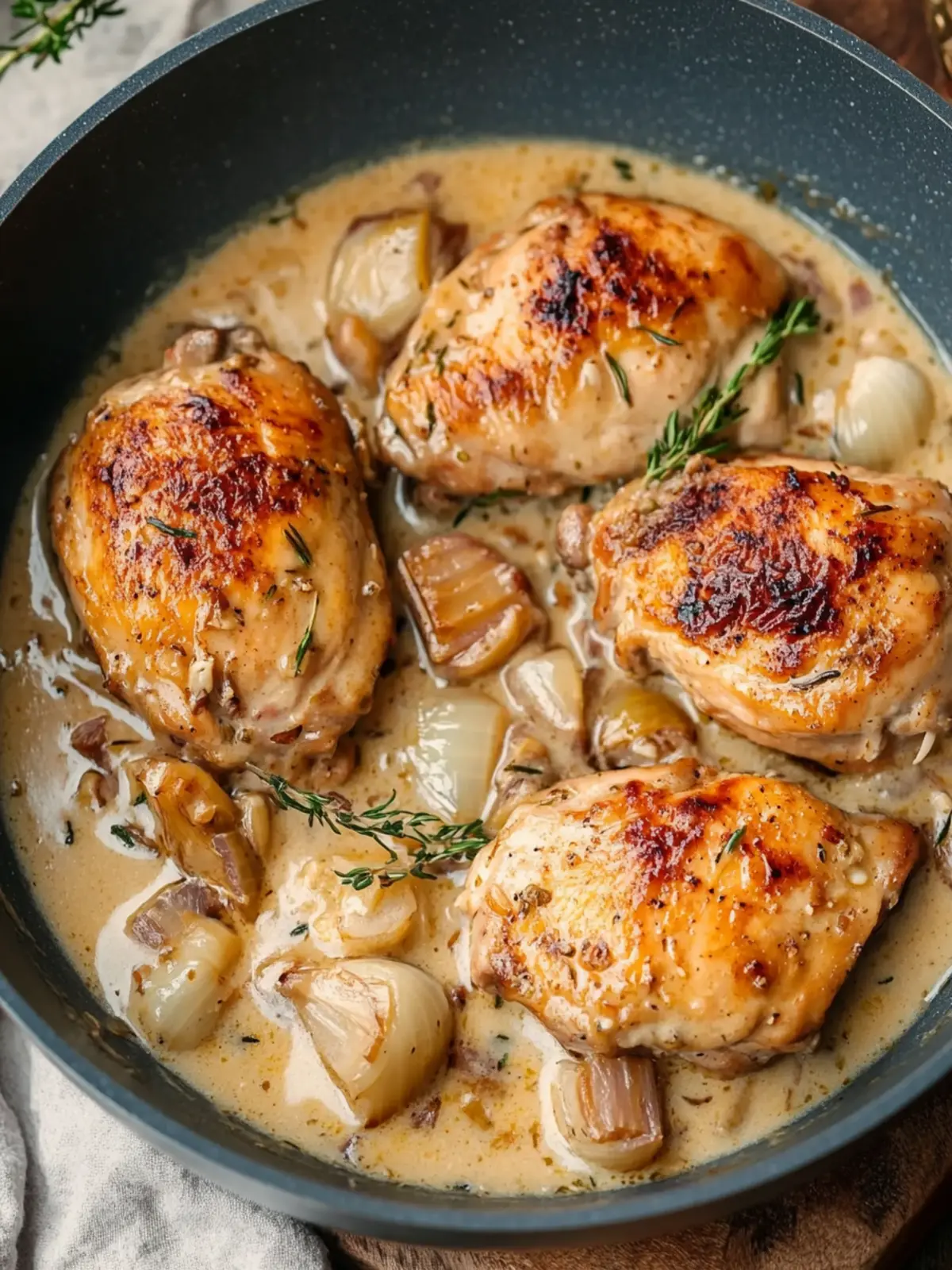 Whole30 Creamy Garlic Chicken (Dairy Free, Paleo)