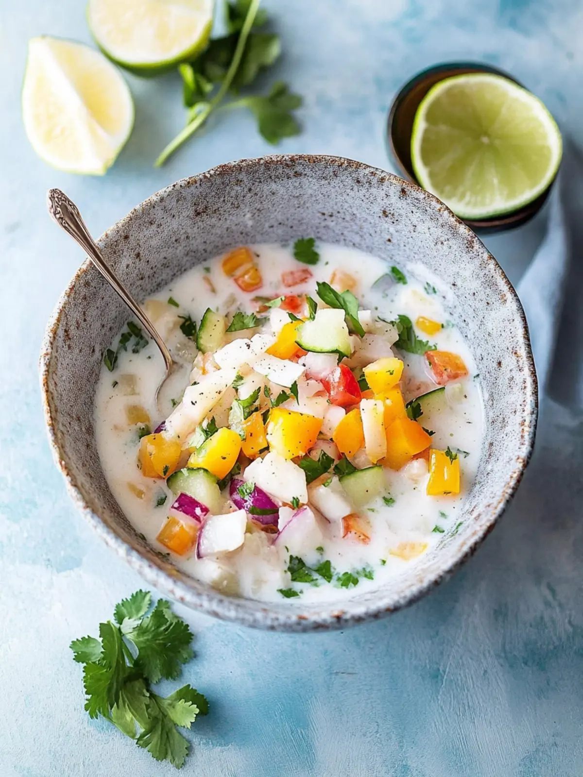 Tropical Coconut Milk Ceviche