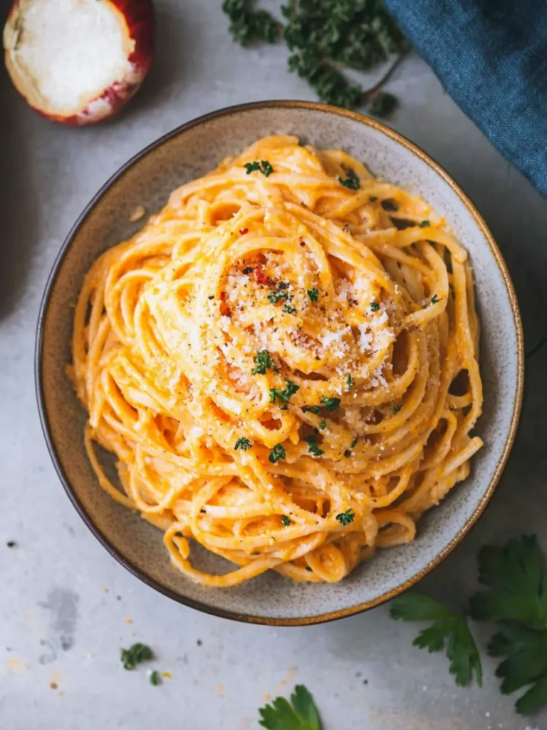 10-Minute Vegan Pumpkin Pasta