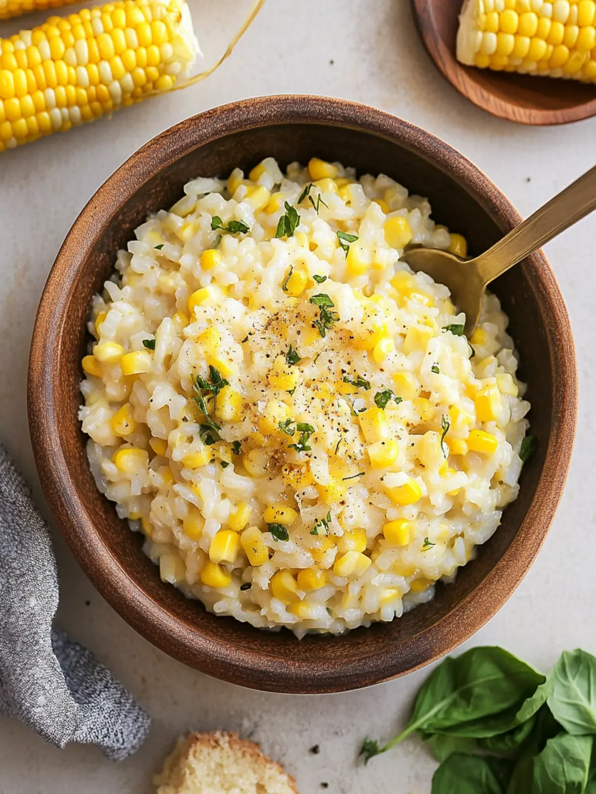 Sweet Corn Risotto