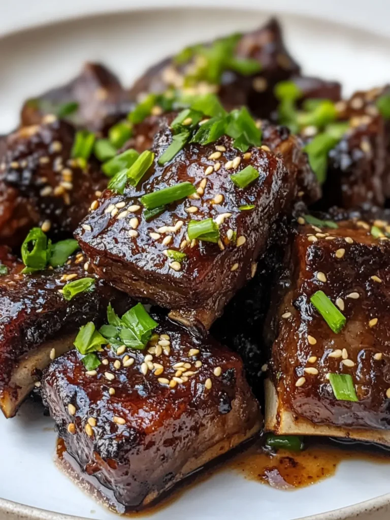 Sticky Caramelized Asian Beef Short Ribs