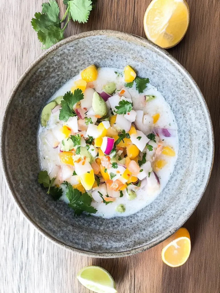 Tropical Coconut Milk Ceviche