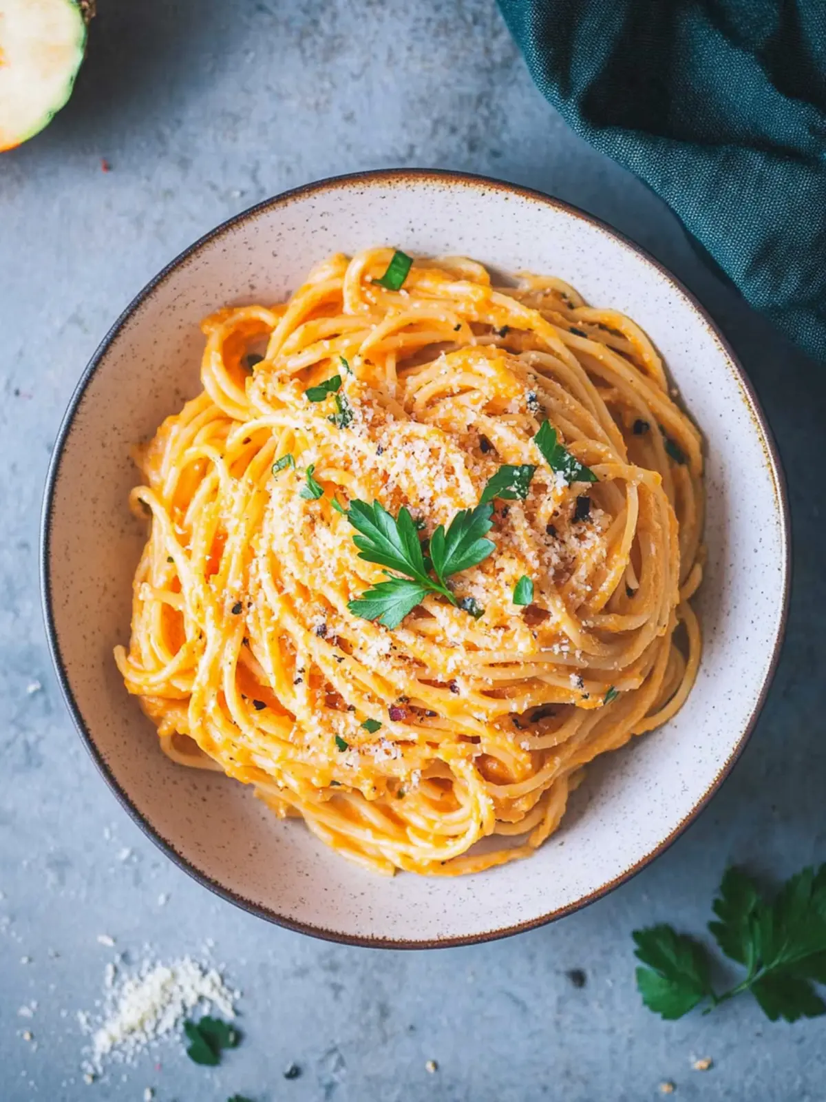 10-Minute Vegan Pumpkin Pasta