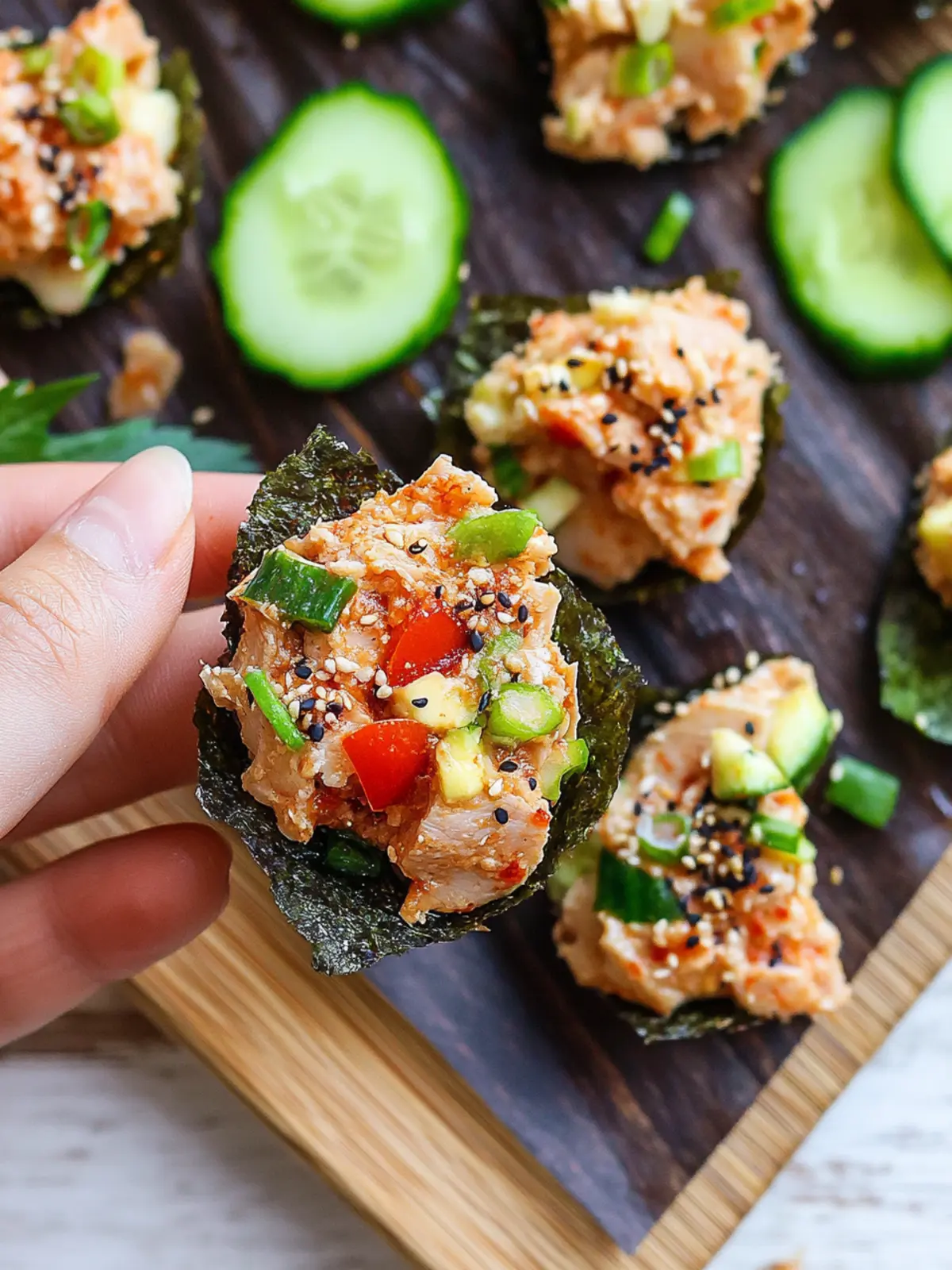 Spicy Tuna Salad Bites