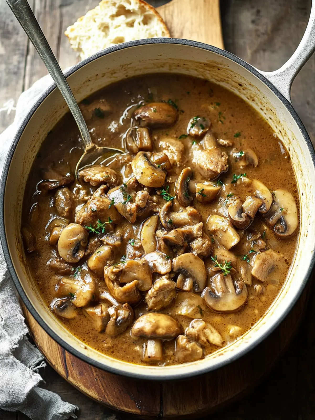 Easy Pork and Mushroom Stew