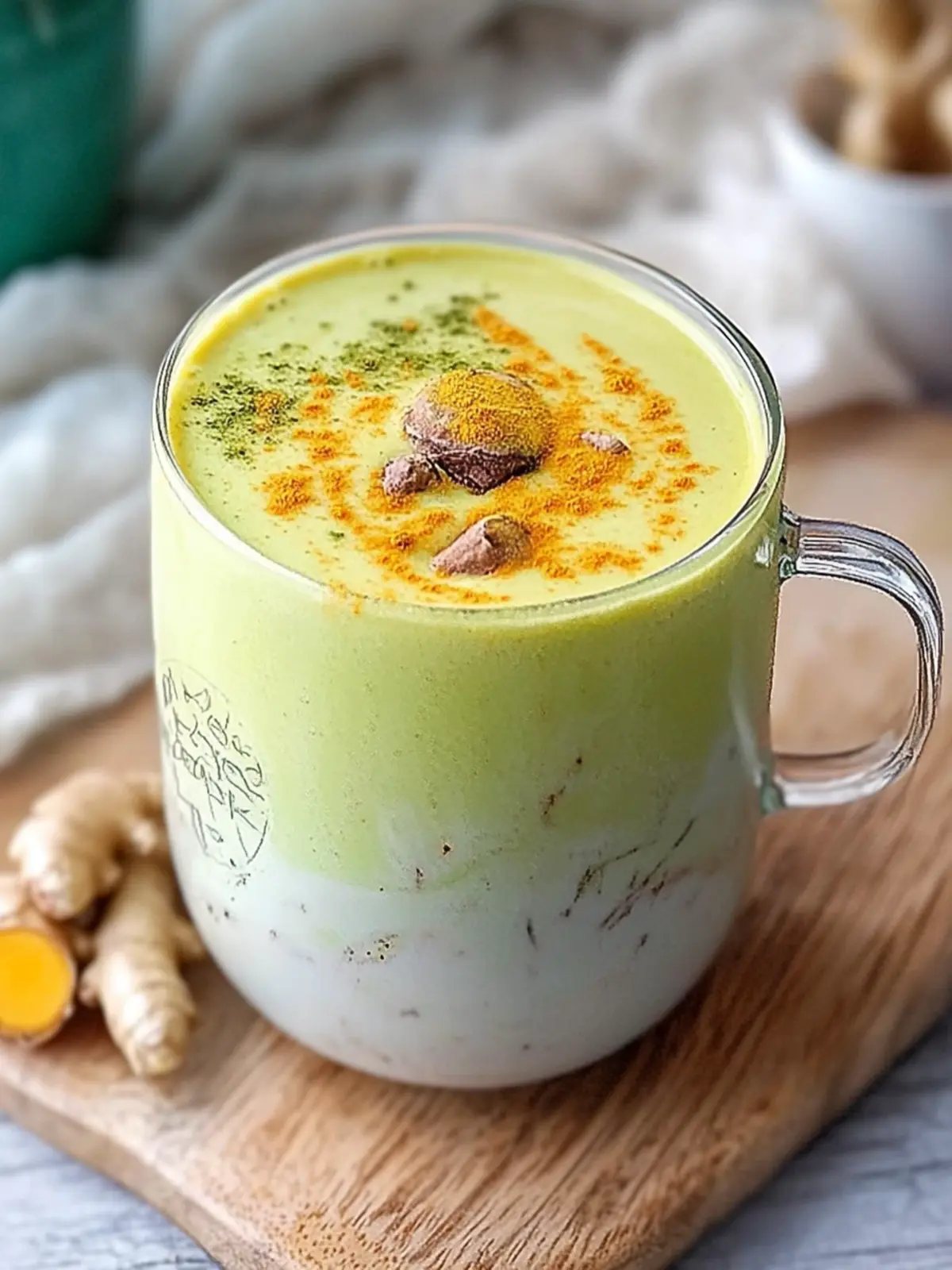 Matcha Turmeric Ginger Latte