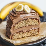 Banana Cake with Nutella Frosting