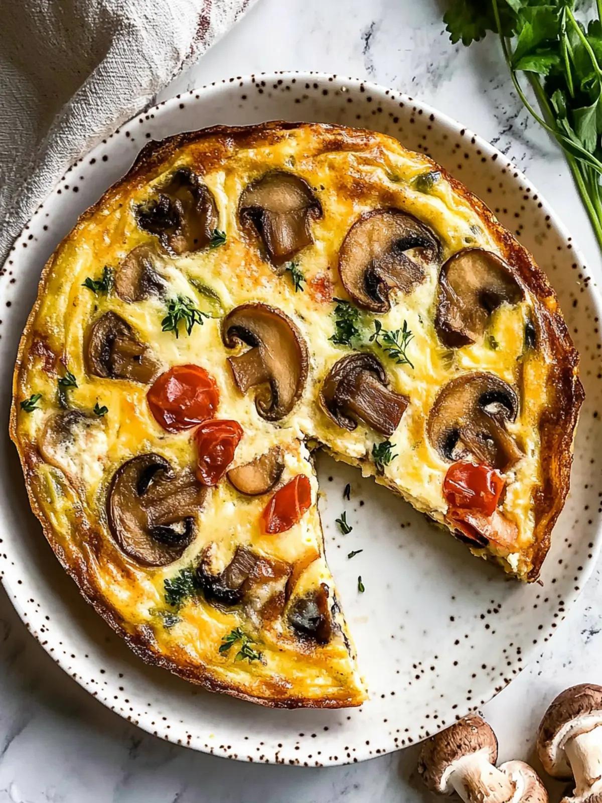 Mushroom Frittata