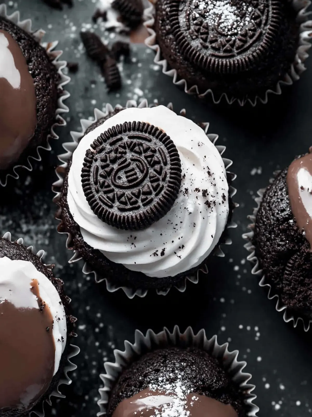 Hi-Hat Oreo Cupcakes