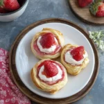 Strawberries and Cream Danishes