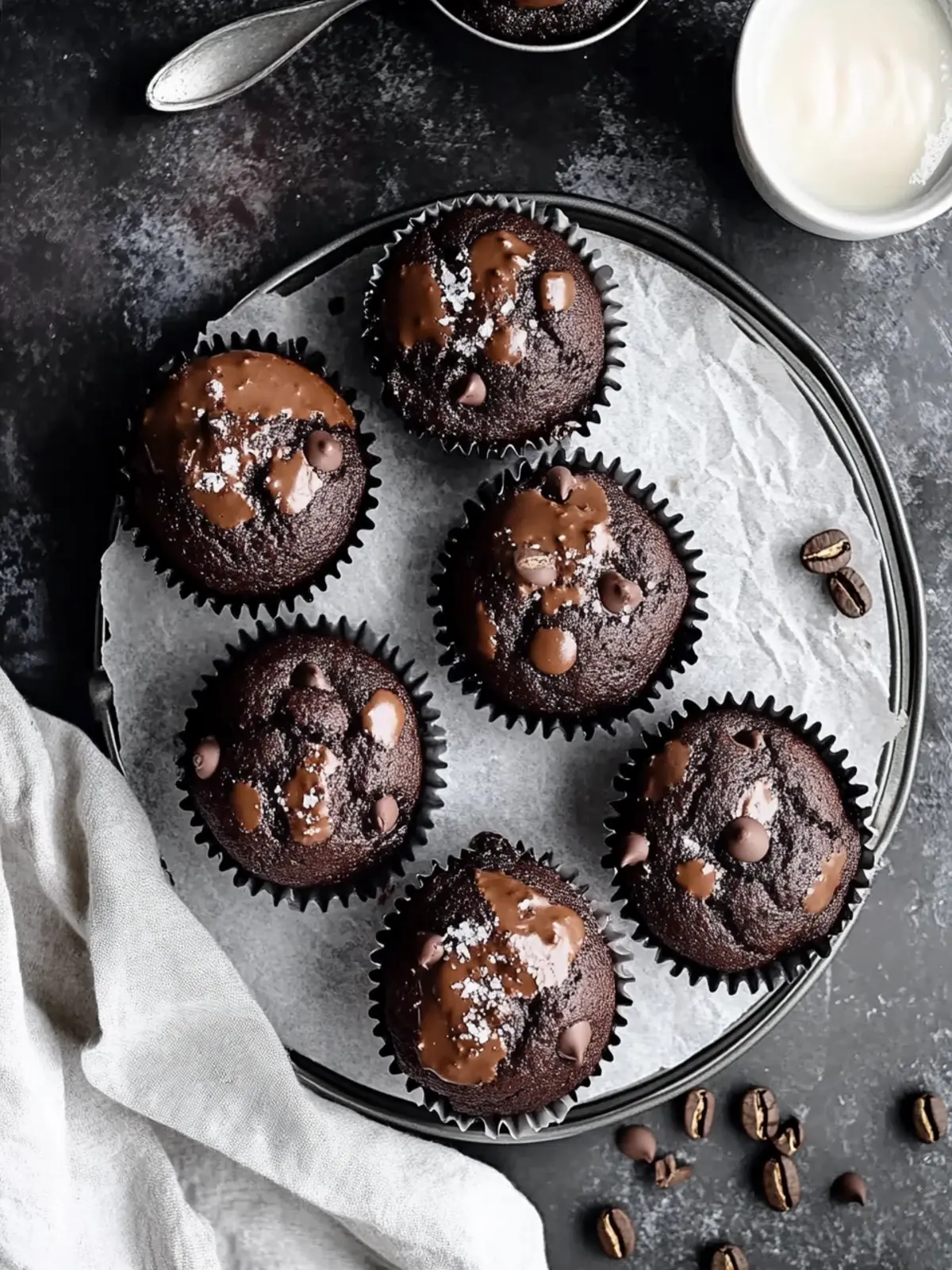Double Chocolate Espresso Muffins