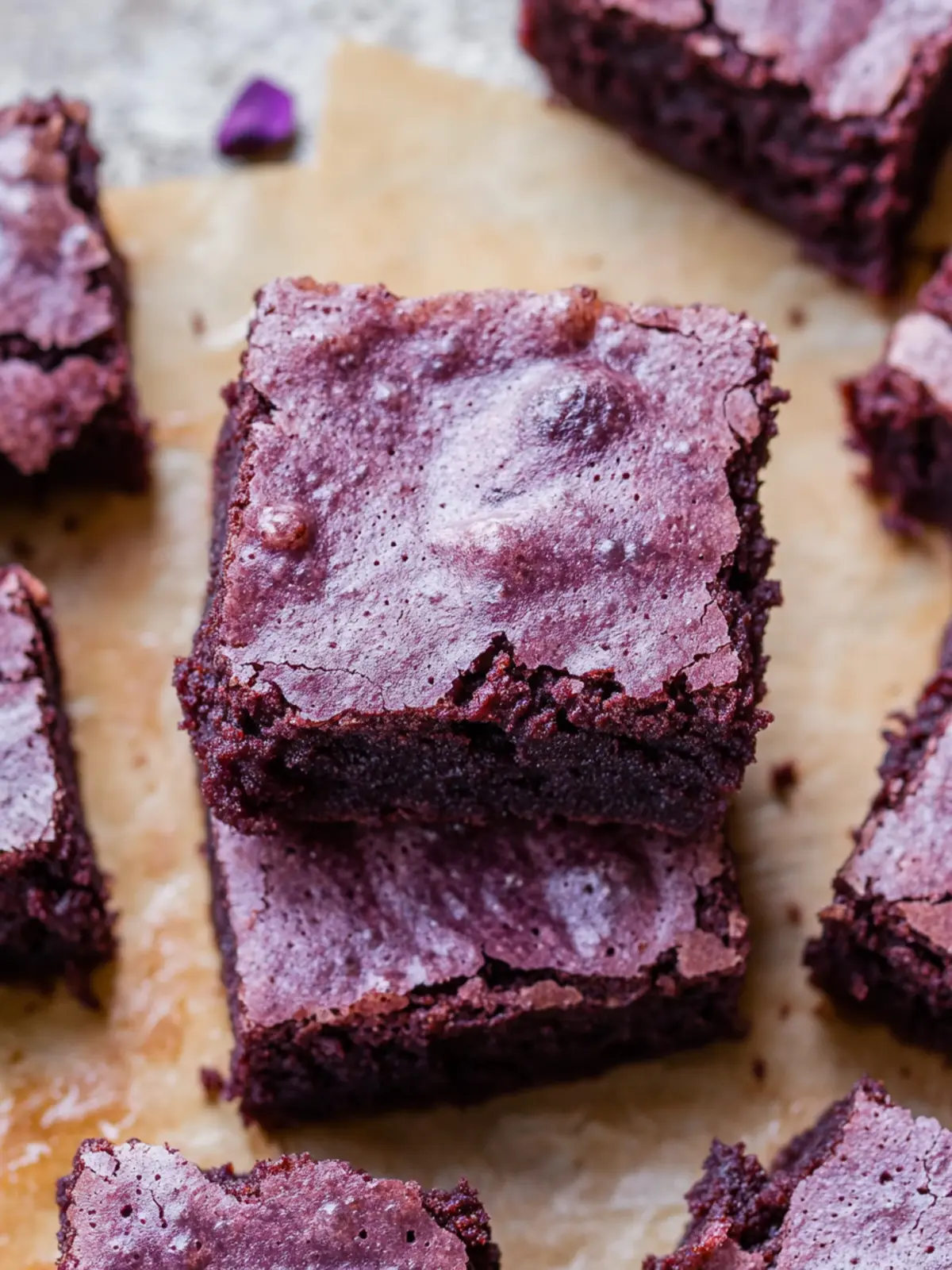 Ube Brownies