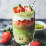 Iced Strawberry Matcha Latte (Refreshing & Creamy)