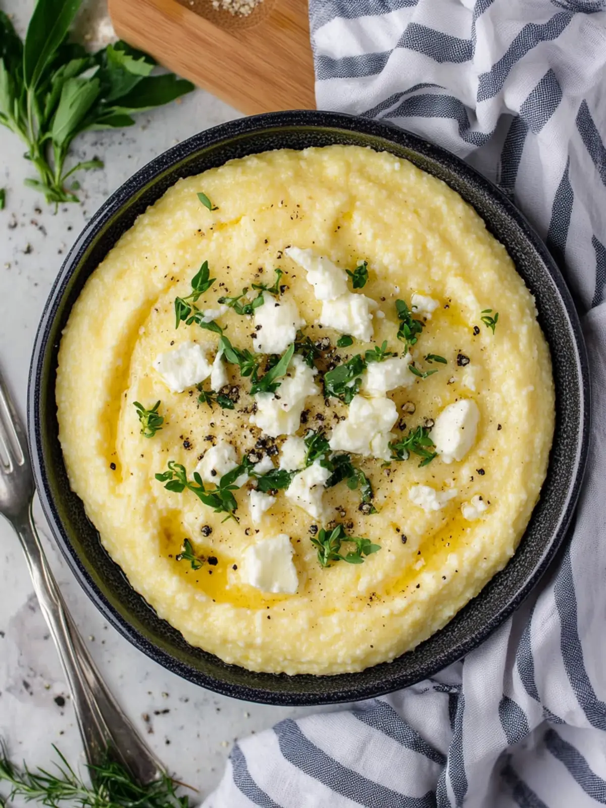 Goat Cheese Polenta