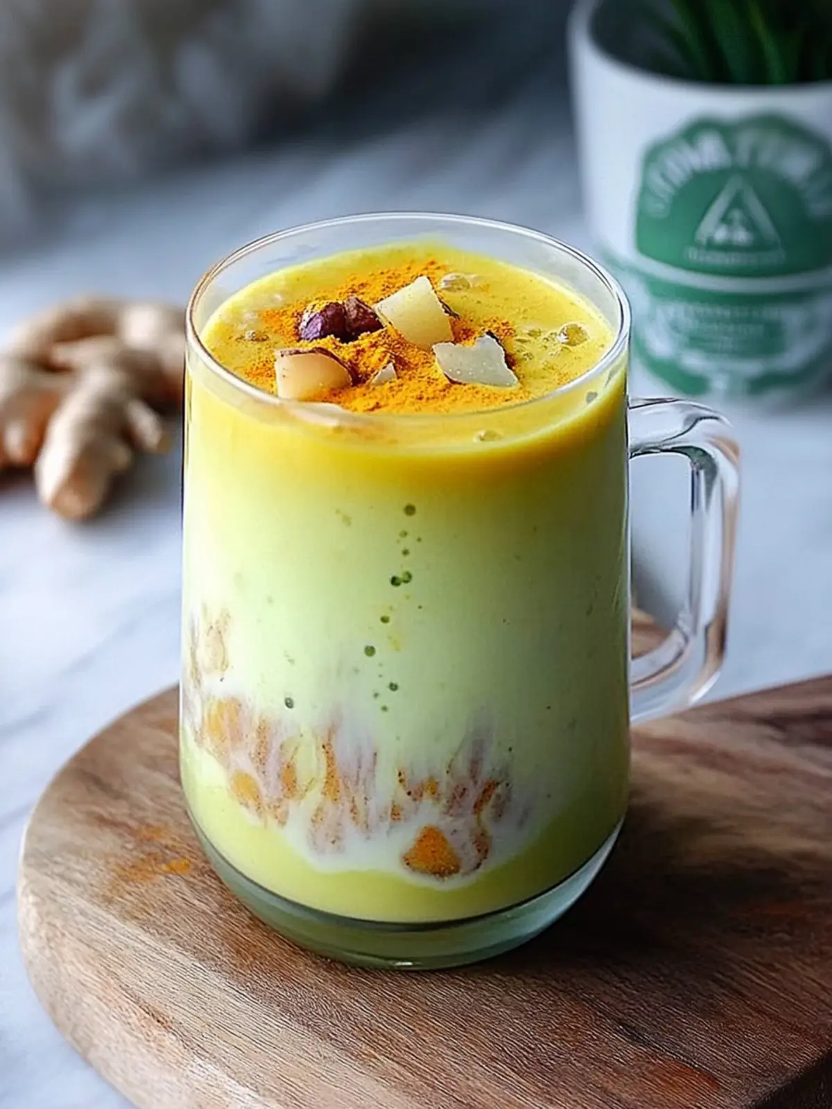 Matcha Turmeric Ginger Latte