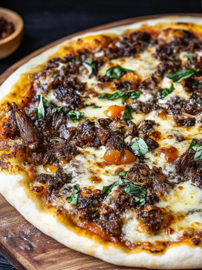 Truffle Oxtail Pizza
