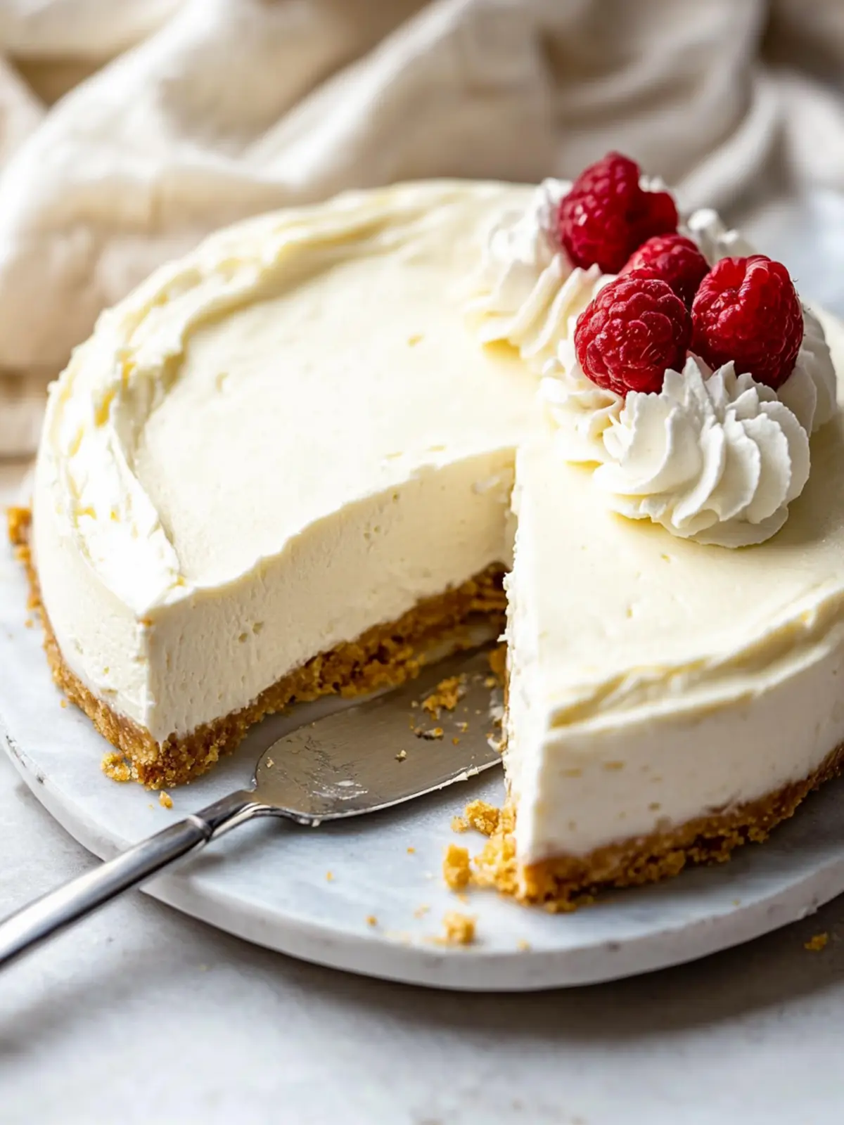 3 Ingredient No Bake Cheesecake (Easiest Cheesecake In The World)