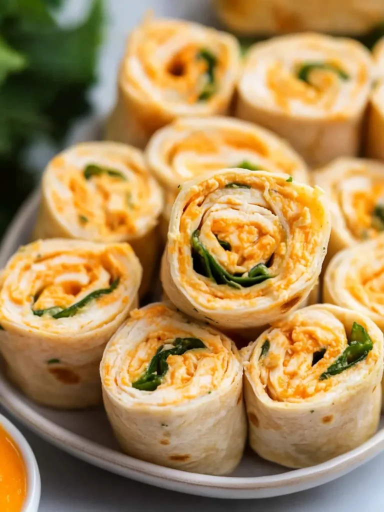 Buffalo Chicken Pinwheels