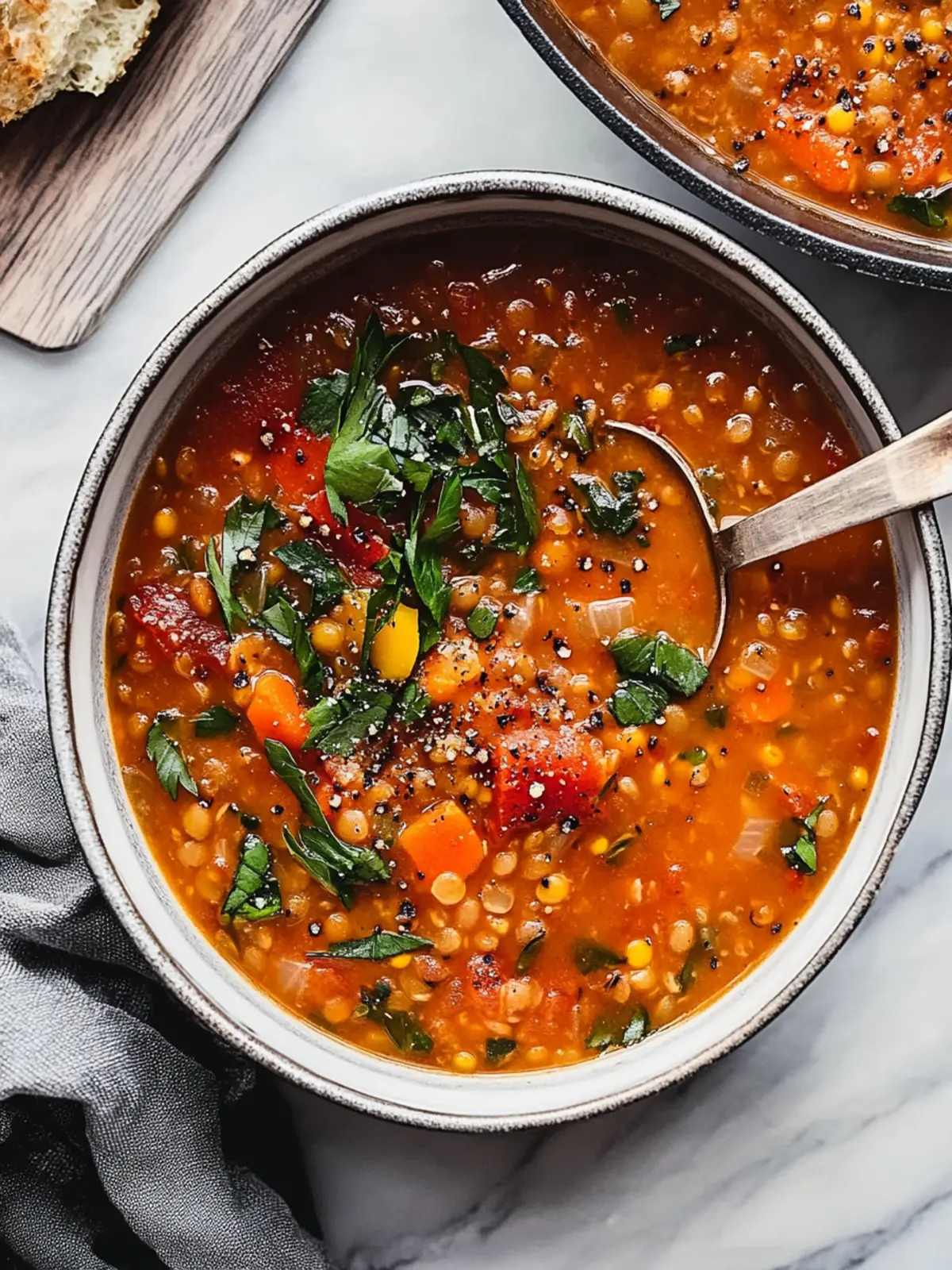 Mediterranean Lentil Soup