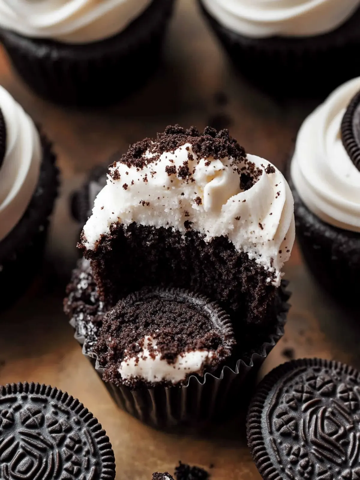 Hi-Hat Oreo Cupcakes