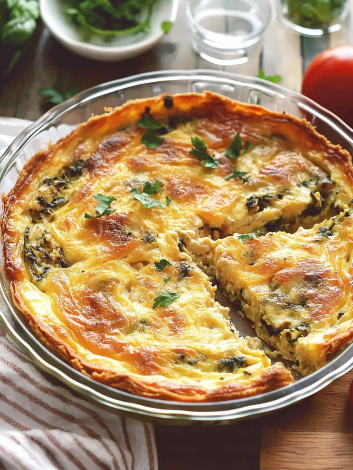 Crustless Quiche