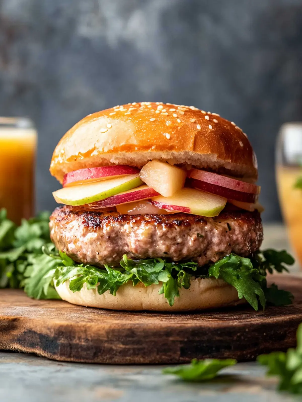 Apple Turkey Burgers