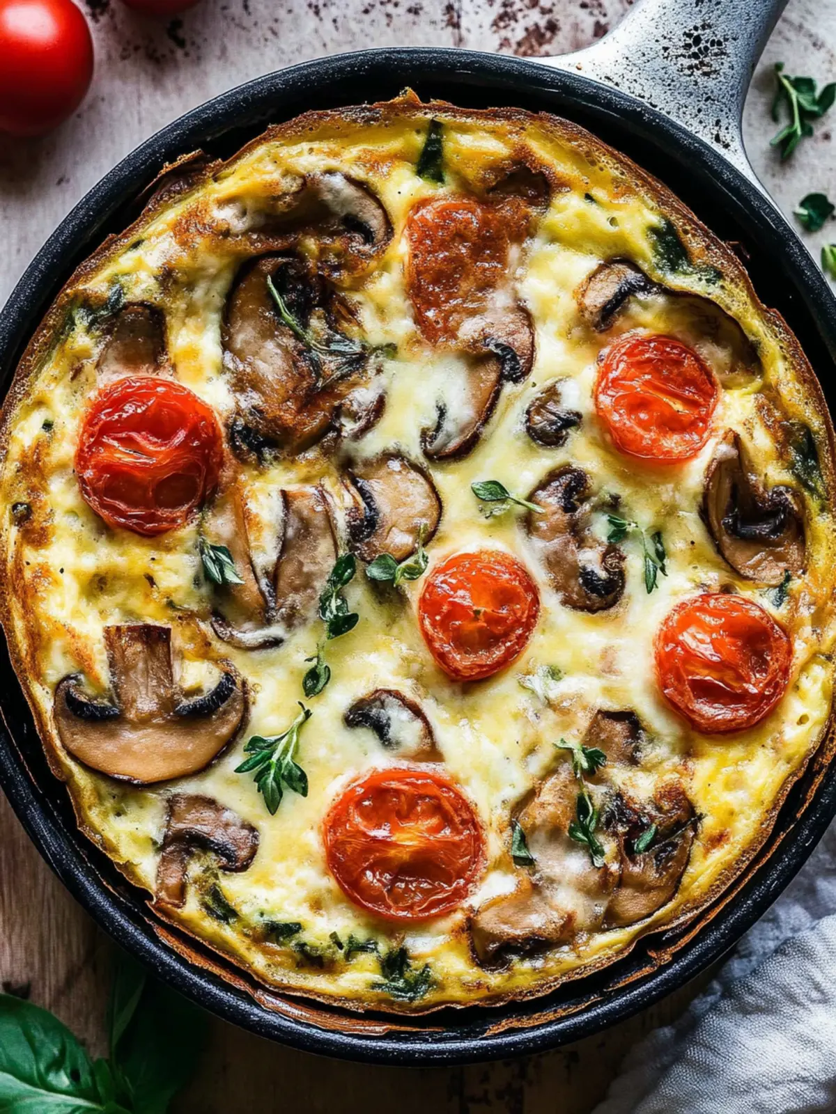 Mushroom Frittata