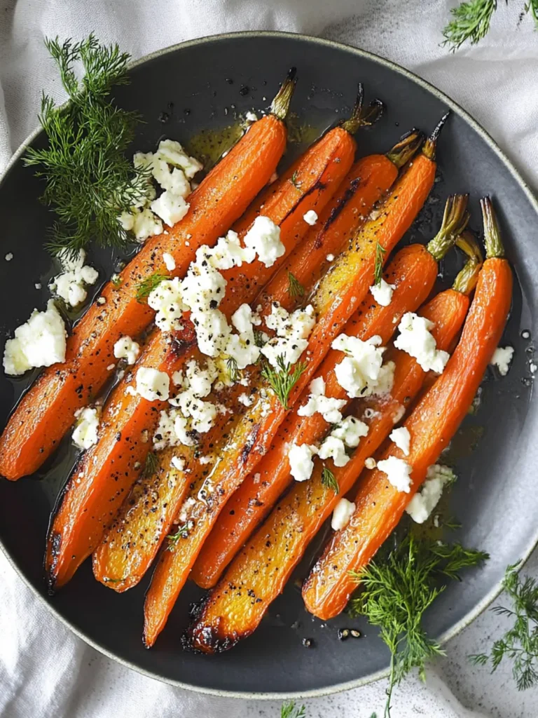 Roasted Carrots with Feta