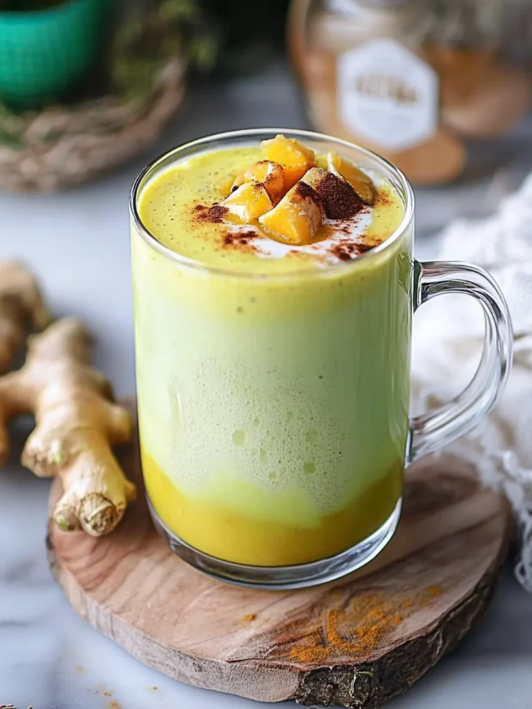 Matcha Turmeric Ginger Latte