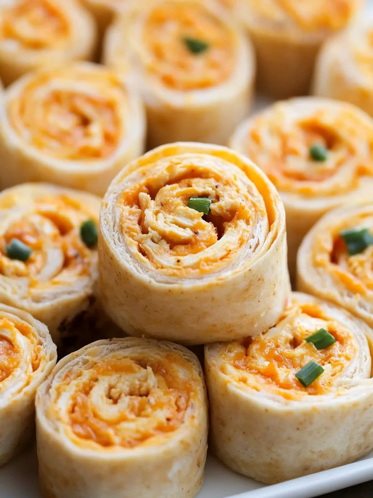 Buffalo Chicken Pinwheels