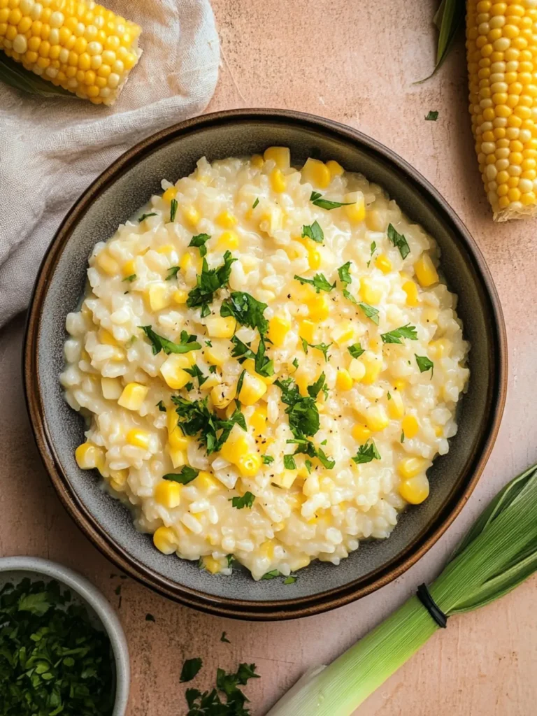 Sweet Corn Risotto