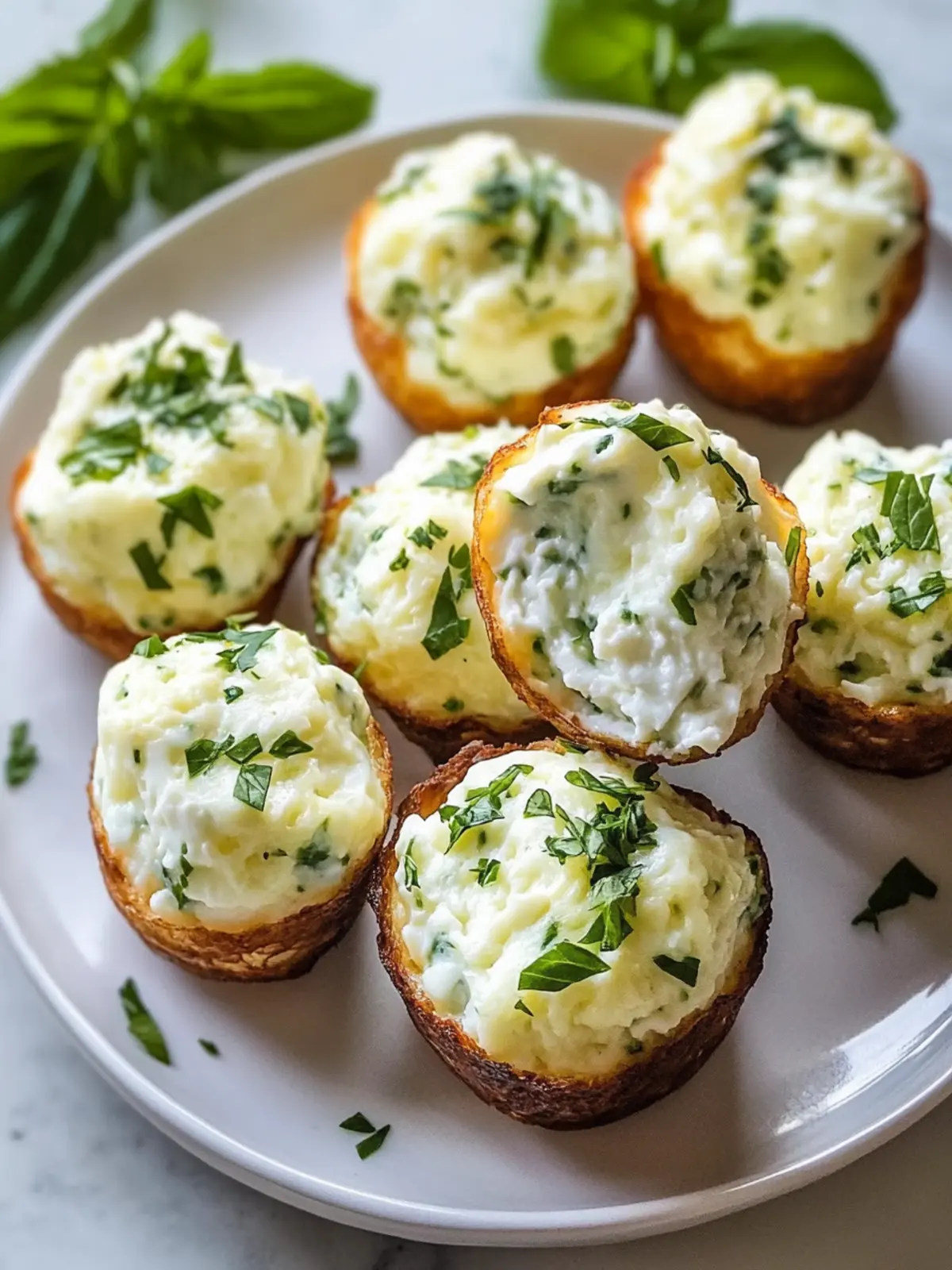 Egg White Bites with Cottage Cheese Ready in 10 Minutes