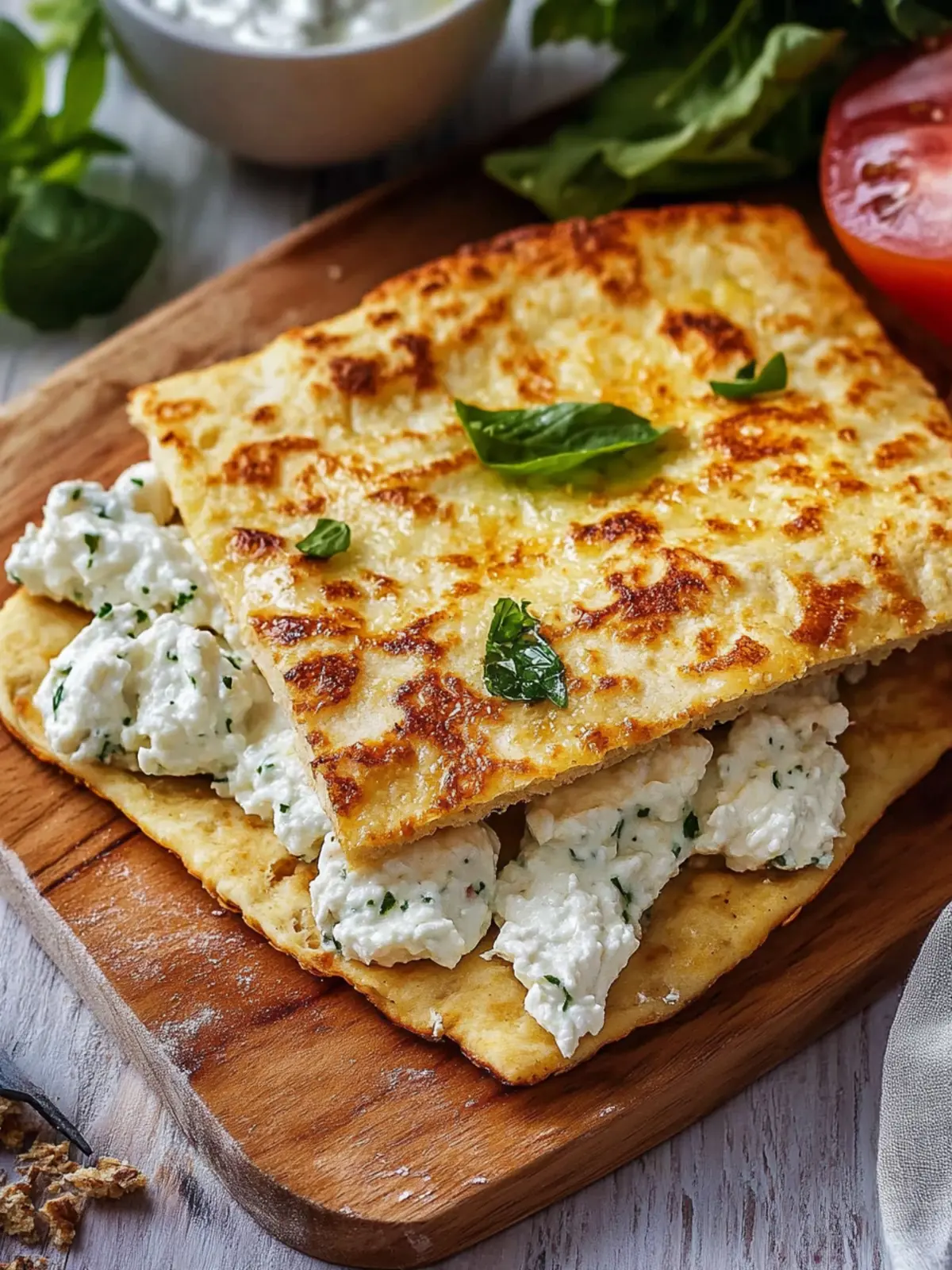 Cottage Cheese Flatbread